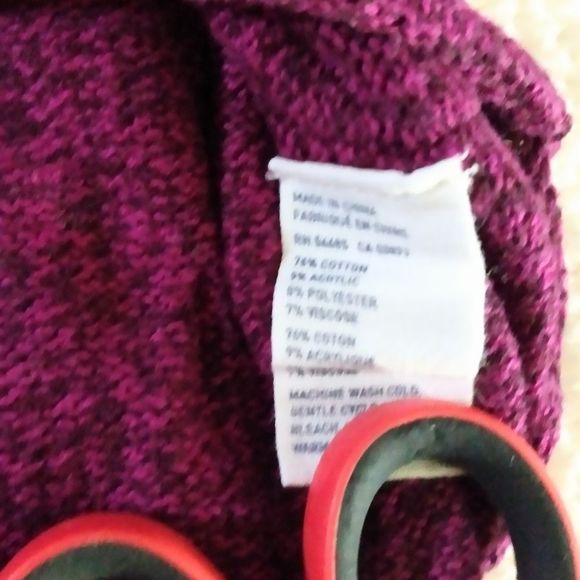 American Eagle Outfitters Women's Oversized Pullover Sweater Plum Size S/P - Picture 6 of 6